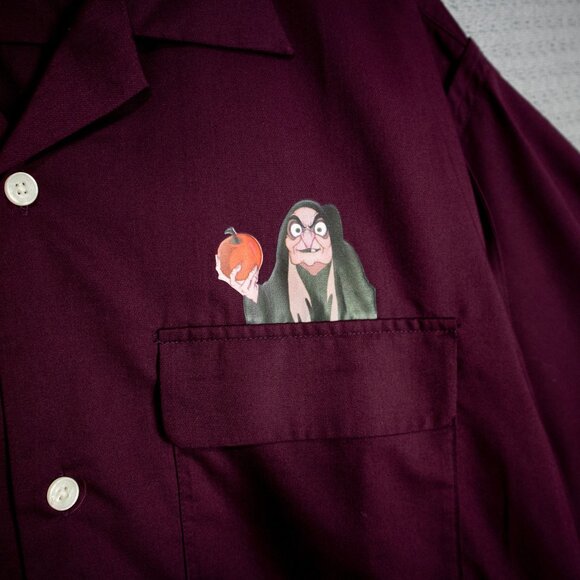 GU x Undercover Oversized Snow White Witch Camp Button Up - Picture 4 of 8